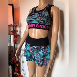 SUPERDRY SPORT TROPICAL LUCY GYM SET